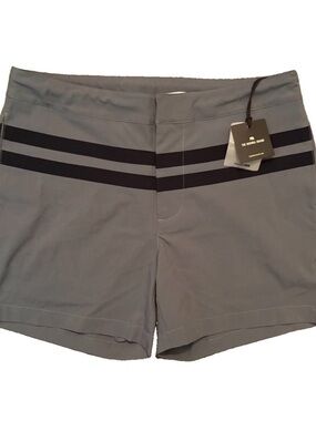 The Normal Brand Mens Mineral Blue Navy Striped Size 32 Swim Trunks Shorts